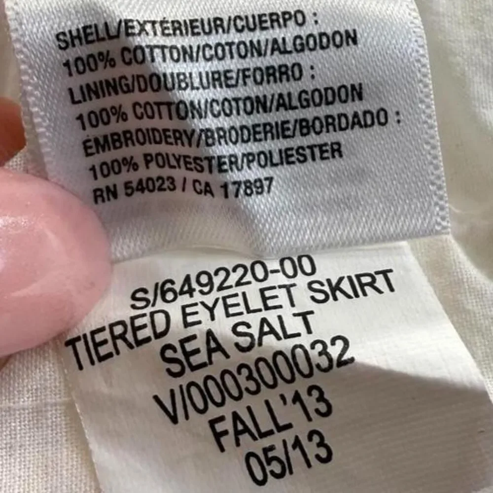 Old Navy Women's White and Cream Skirt